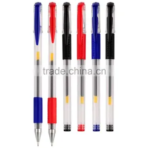 Wholesale 500PCS 0.5mm Point Ball Pen In Black Ink Black Gel Pen Student Office thumbnail-1