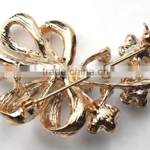 Color Rhinestone Flower Brooch Pins,Flower AB Rhinestone Brooch Pin For Dresses thumbnail-2