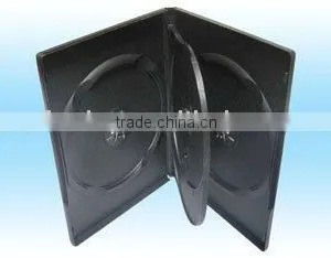 14mm Black DVD Box for 4pcs Discs thumbnail-1