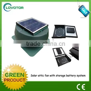 Easy Installation Hot Selling 30w Solar Roof Ventilation Axial Flow Fan thumbnail-1