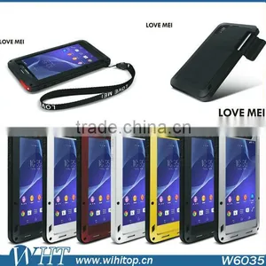 Shockproof Waterproof Case for Sony Xperia Z2 Aluminum Case Metal Powerful Case With Gorilla Glass thumbnail-6