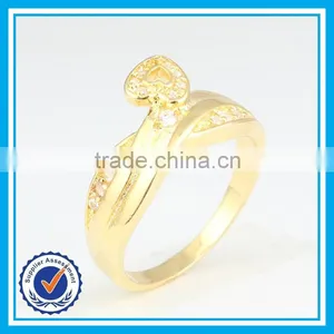 Cheap Wholesale cz Rhinestone Gold Ring Bijoux 2015 thumbnail-1