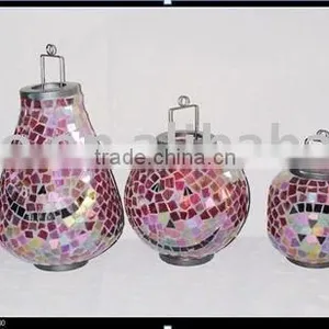 Glass Mosaic Candle Holder thumbnail-1