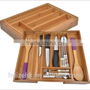Bamboo Cutlery Tray thumbnail-3