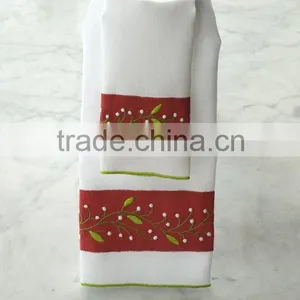 Hand Embroidery Guest Towel thumbnail-1