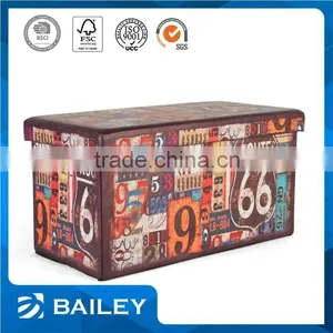 Home Furnishing Decoration Modern Nightclub Furniture Ottoman Leather thumbnail-1