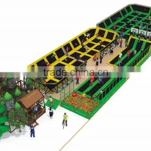 2015 New Design of Indoor Trampoline Park for Kids and Adult Use thumbnail-5