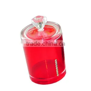 Chrismas White Plastic Toothpick Holder With Diamond thumbnail-2