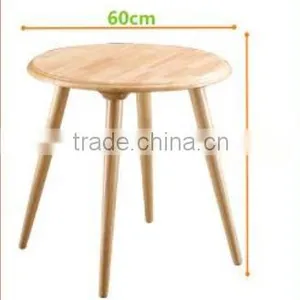 Rubber Wood Coffee Table End Table, Scandinavian Type Furniture Simple Design thumbnail-5