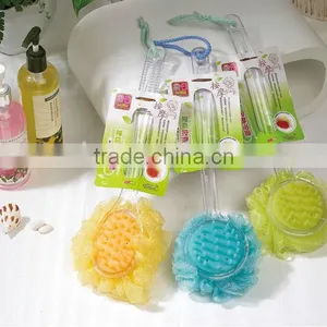 2014 Newest Plastic Handle Brush,Back Bath Brush,Back Sponge, High Quality Bath Brush,Back Sponge,Back Brush thumbnail-1