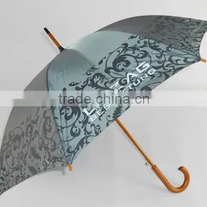 Auto Open Best Selling Wooden Frame Umbrella From China Umbrella Factory thumbnail-2