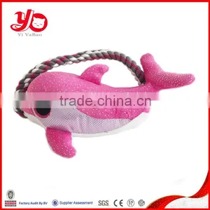 Wholesale Stuffed Sute Dolphin Toy Mini Bule Plush Dolphin thumbnail-6