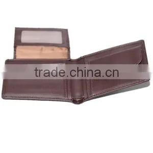 2016 Factory Top Grain Leather Wallet With ID Card Holder thumbnail-3