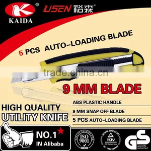 Stationery Cutter 9mm 5PCS Auto Loading Blade Utility Cutter Knife thumbnail-4