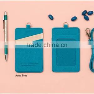 New Product Promotional Gift Custom Colorful pu Leather Card Holder thumbnail-1