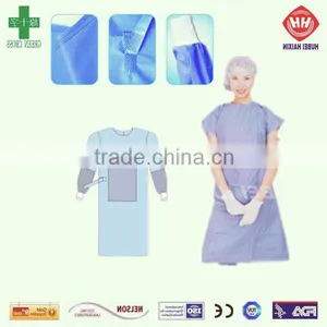 Patient and Doctors Anti-static SMMS Reinforce Surgical Gown Quotation thumbnail-1