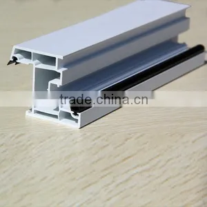 60 mm Series UPVC Plastic Extrusion Profile White BD Plastic Extruded Plastic Inswing Sash Profile thumbnail-2