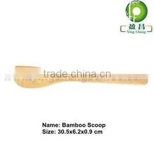 Bamboo Wooden Small Slotted Craft Scoop thumbnail-1