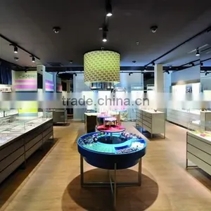 Fashion Jewelry Shop Forever Love Jewlery Display Cabinets With Light thumbnail-2