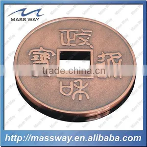 Engraved Die Casting 3D Zinc Alloy Custom Old Silver Coin thumbnail-2