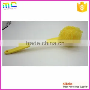 Colorful Plastic Long Hand Small Mesh Spa Back Bath Brush thumbnail-3