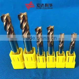 Carbide Square End Mill With Four Flute,solid Carbide 4 Flute Square Endmill thumbnail-1