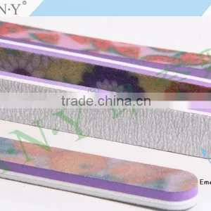 Nail Art Care Rough Sand Wite Paper Plus Sponge Oval Nail File 100/180 Grit thumbnail-4