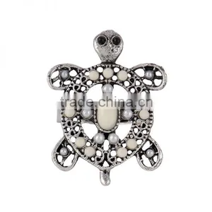 Fashion Jewelry Ring Alloy Anti Silver Plated Cute Animal Tortoise Ring for Women thumbnail-1