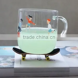 Coffee Glass Mug Glass Tea Mug thumbnail-3