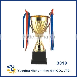 High Quality Three Sizes Gold Metal Craft Award Souvenir Trophy Cup thumbnail-1