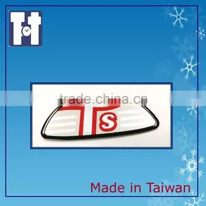 Fashionable Car Aluminum Alizarin Amaranth Funny Stick Epoxy Sticker thumbnail-6