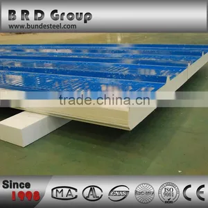 Corrugated High Quality Exterior Polyurethane Sandwich Roof Panel thumbnail-6