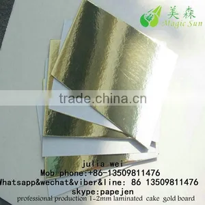 Grey Card Board Pasted Gold Card Board for Cake Board and Boxes thumbnail-6