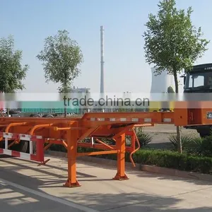 Two Axles 40ft Skeleton Container Transportation Semi Trailer From China Manufacturer thumbnail-1