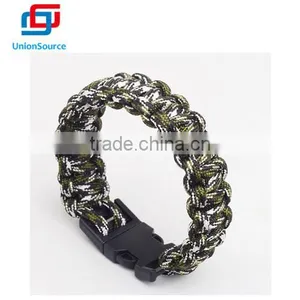 Camouflage Color Paracord Bracelet With Buckle Size S M L Supplier's Choice thumbnail-1
