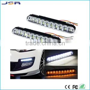 New Fashion 2x 30 LED Car Daytime Running Light DRL Daylight Lamp With Turn Lights thumbnail-1