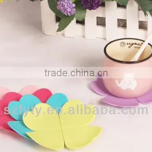 2014 Hot Sale Factory Price Silicone Cup Coaster thumbnail-1