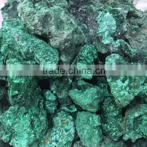 Natural Raw Green Malachite Crystal Rough Stones thumbnail-1
