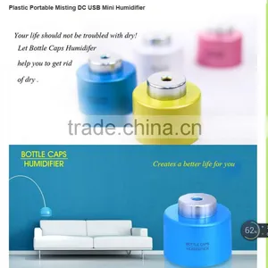 Factory Direct 5V USB Ultrasonic Bottle Caps Air Purifier / Air Cleaner /air Freshener /for Best Promotion Gift thumbnail-4