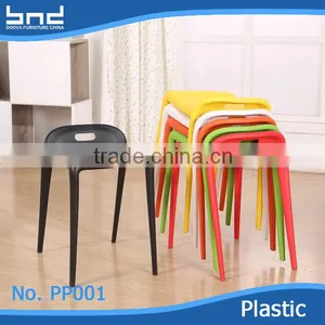 Modern Cheap Plastic Side Stool Chair Factory Price thumbnail-1