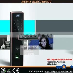 2015 Best Selling Card Code Digital Door Lock thumbnail-1