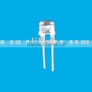 0.5W 8mm Straw Hat LED, DIP Type,warm White Color,120degree,120mA Forward Current,30-40lm thumbnail-1
