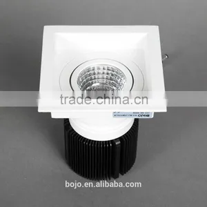 6W 9W 13W COB LED Downlight With Round and Square Outer Ring Made in China thumbnail-6