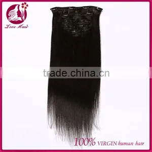New Arrival Clip in Long Clip in Hair Piece Malaysian Virgin Human Hair Extension thumbnail-4