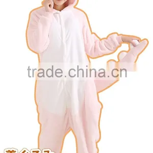New Pink Dinosaur Adult Animal Winter Fleece Onesie KK860 thumbnail-1