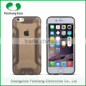 Armor Slim Transparent Phone Case 6 Colors Waterproof Soft TPU Mobile Cell Phone Case Cover for Apple Iphone 6 /6 Plus thumbnail-1