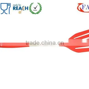 FDA Silicone Slotted Cooking Turner Stainless Steel Turner Kitchen Utensils thumbnail-1