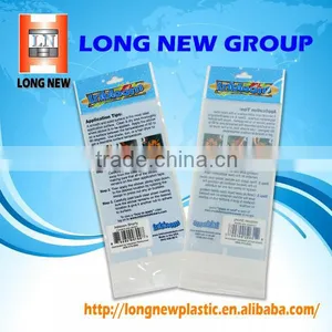 CMYK Printing BOPP Header Self Adhensive Seal Bag With Hanging Hole & Sealing Tape thumbnail-3