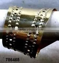 Indian Brass Metal Fashion Bangle Bracelet Twisted Wire thumbnail-6