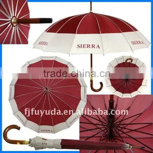 16k Durable Strong Straight Wooden Umbrella thumbnail-1